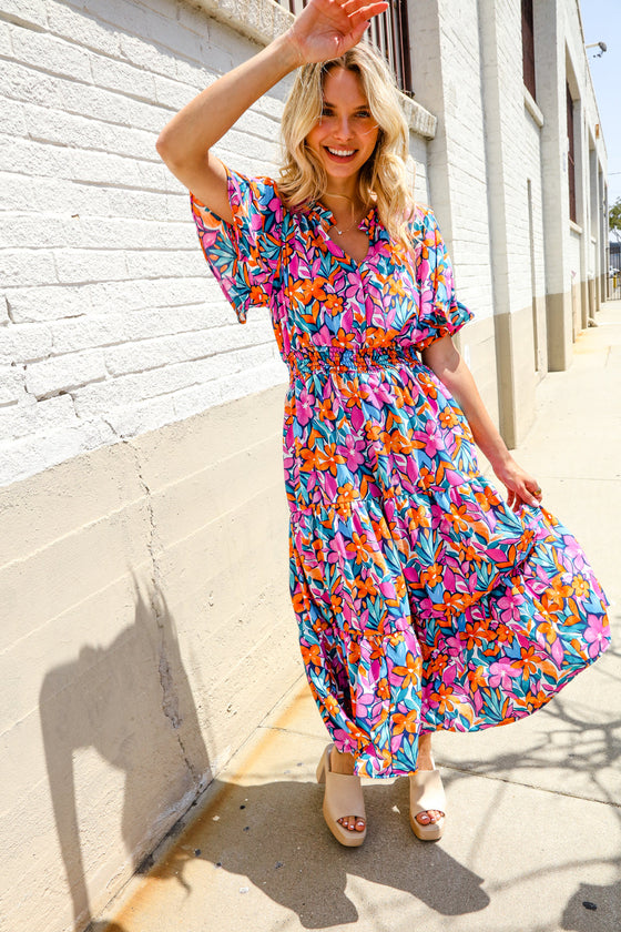 Follow Me Floral Dress