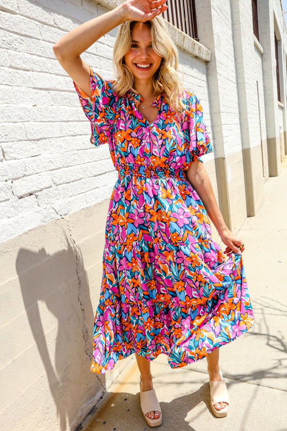 Follow Me Floral Dress