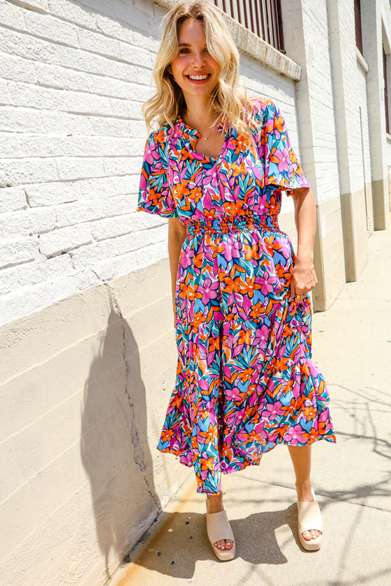 Follow Me Floral Dress