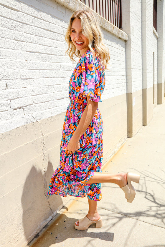 Follow Me Floral Dress