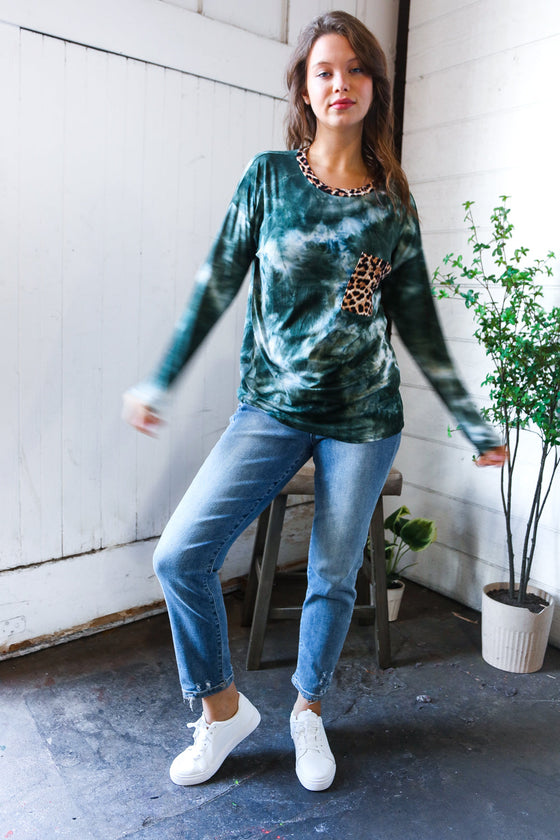 On the Hunt for Love Tie Dye Long Sleeve