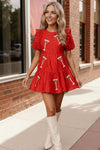 The Happy Hour Red Mini Dress