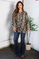 Follow Your Instincts Button Down Blouse