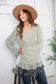 For the Love of Lace Leopard Trim Sweater