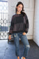 Lazy Daisies Charcoal Pullover