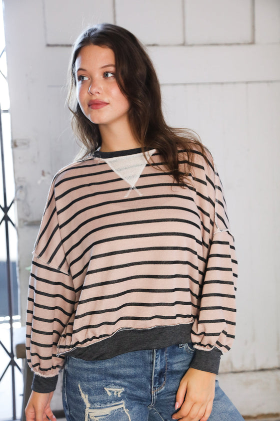 On a Cozy Canyon Mocha Pullover