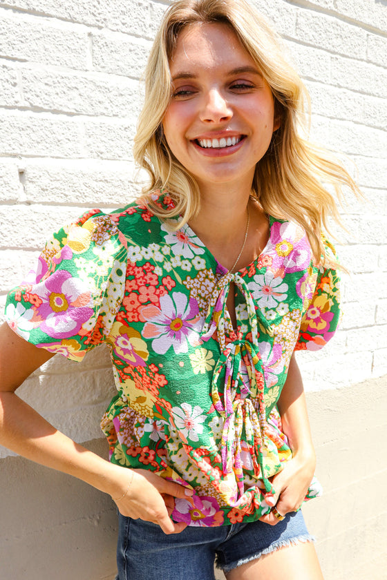 Spring Vibes Babydoll Top