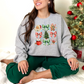 Wholesale Vintage Christmas Coquette - Grey Sweatshirt