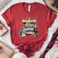Wholesale Classic Christmas Movies Graphic Tee - Canvas Red Tee