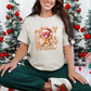 Wholesale Merry Christmas Gingerbread Graphic Tee - Natural Tee