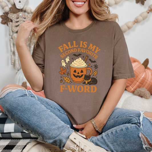 Wholesale Second Favorite F Word Graphic Tee - CC Espresso Tee
