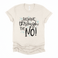 Wholesale Dashing through the NO Graphic Tee - Ash Grey Tee