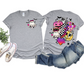 Wholesale Retro Halloween Graphic Tee - Black Tee