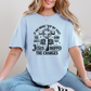 Wholesale Jesus Dropped the Charges Graphic Tee - Baby Blue Tee