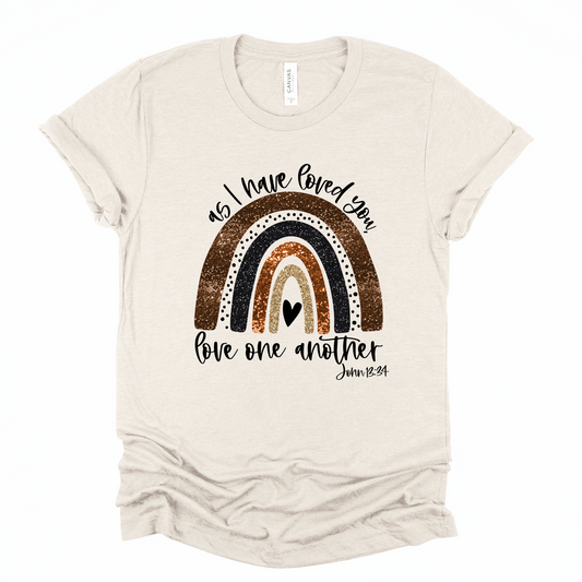 Wholesale Love one another Graphic Tee - Sand