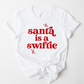 Wholesale Santa is a Swiftie Graphic Tee - White Sweatshirt