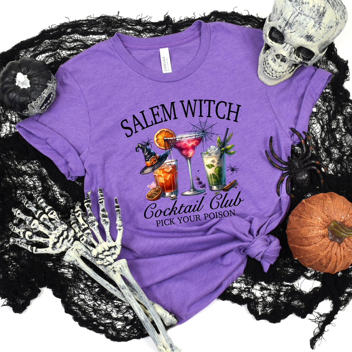 Wholesale Salem Witch Cocktail Club - Ash Tee