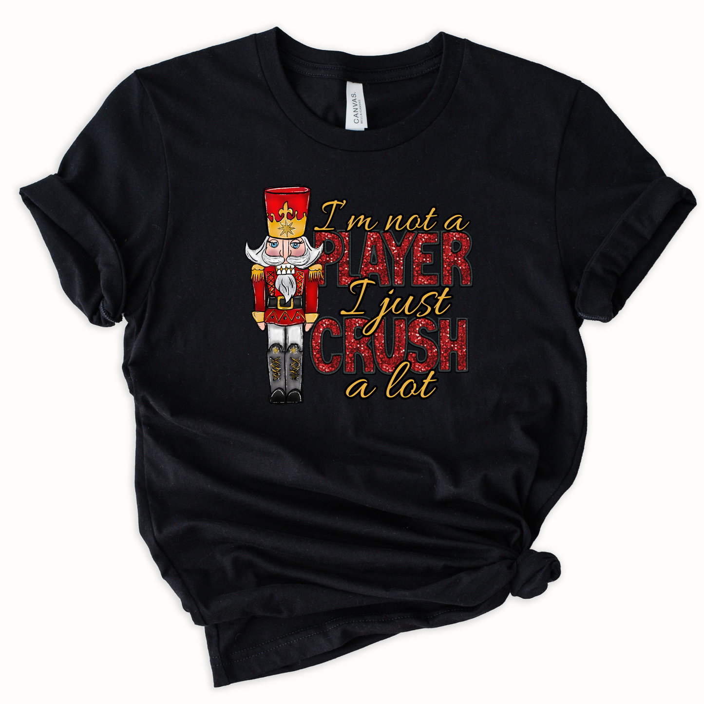 Wholesale I just crush a lot Graphic Tee - Ash Grey Sweatshirt