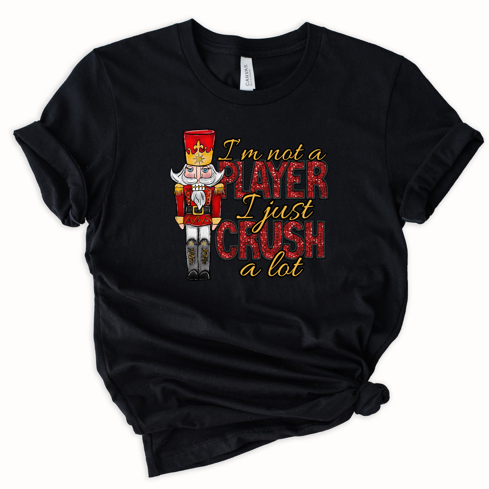 Wholesale I just crush a lot Graphic Tee - Ash Grey Sweatshirt