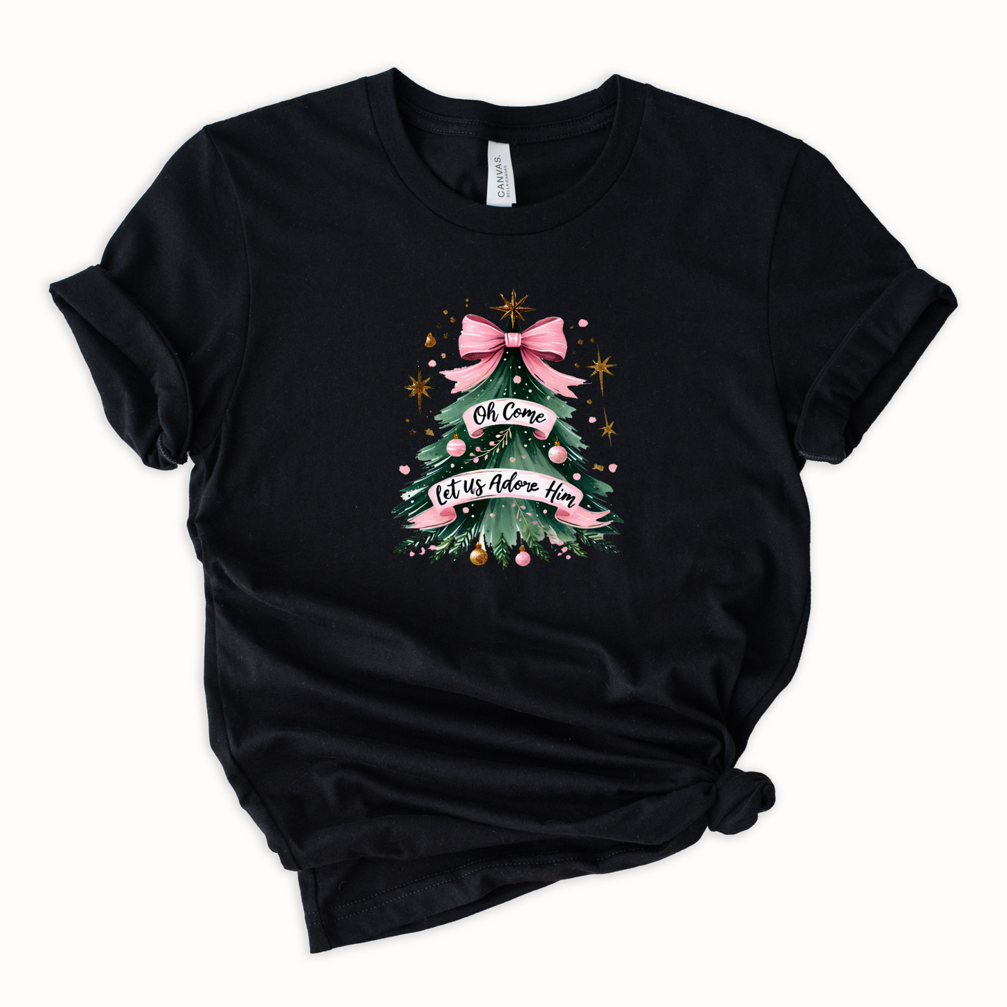 Wholesale Let us adore him - Black Sweatshirt