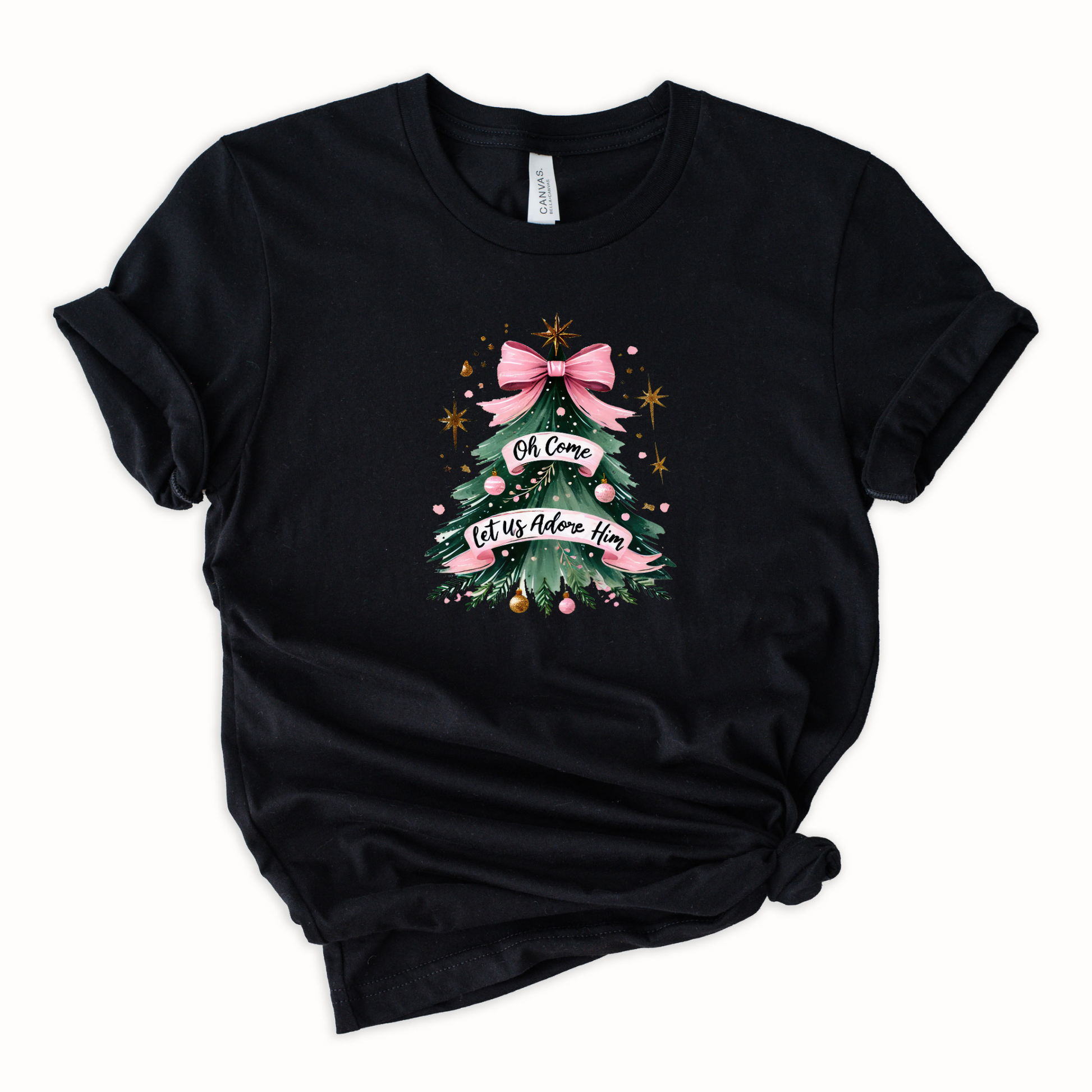 Wholesale Let us adore him - Black Sweatshirt