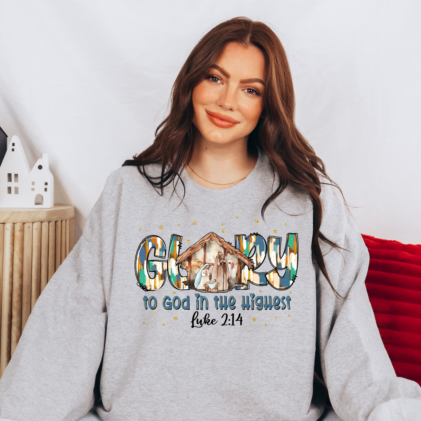 Wholesale Glory to God - Sand Sweatshirt