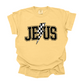 Wholesale Jesus Lightning Graphic Tee - CC Wine Tee