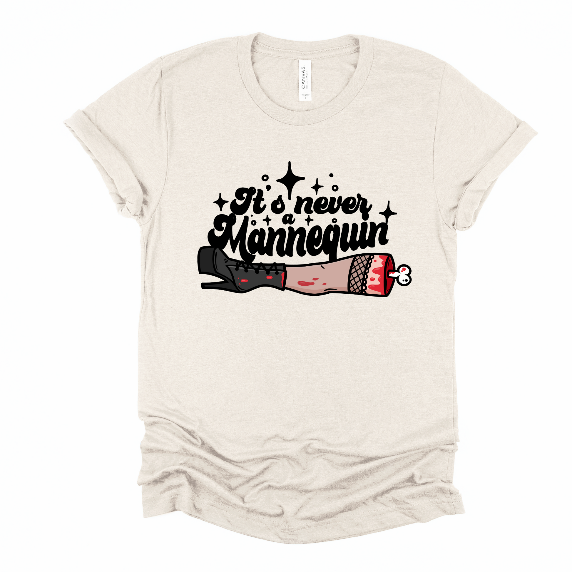 Wholesale It's never a mannequin Graphic Tee - Sport Grey Sweatshirt