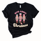 Wholesale Nuts about Christmas Graphic Tee - Pink Sweatshirt