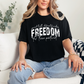 Wholesale Speak Truth Freedom Graphic Tee - Black Tee