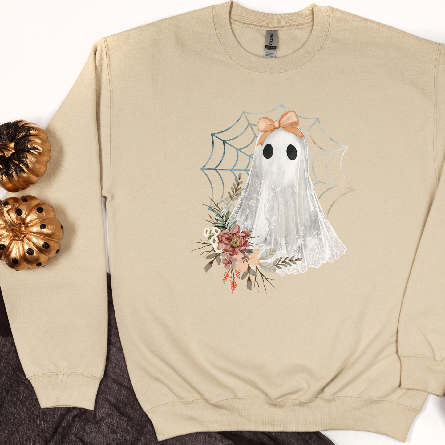 Wholesale Vintage Lace Ghost - Maroon Sweatshirt