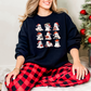 Wholesale Reading Santa Ghosts - Black Tee