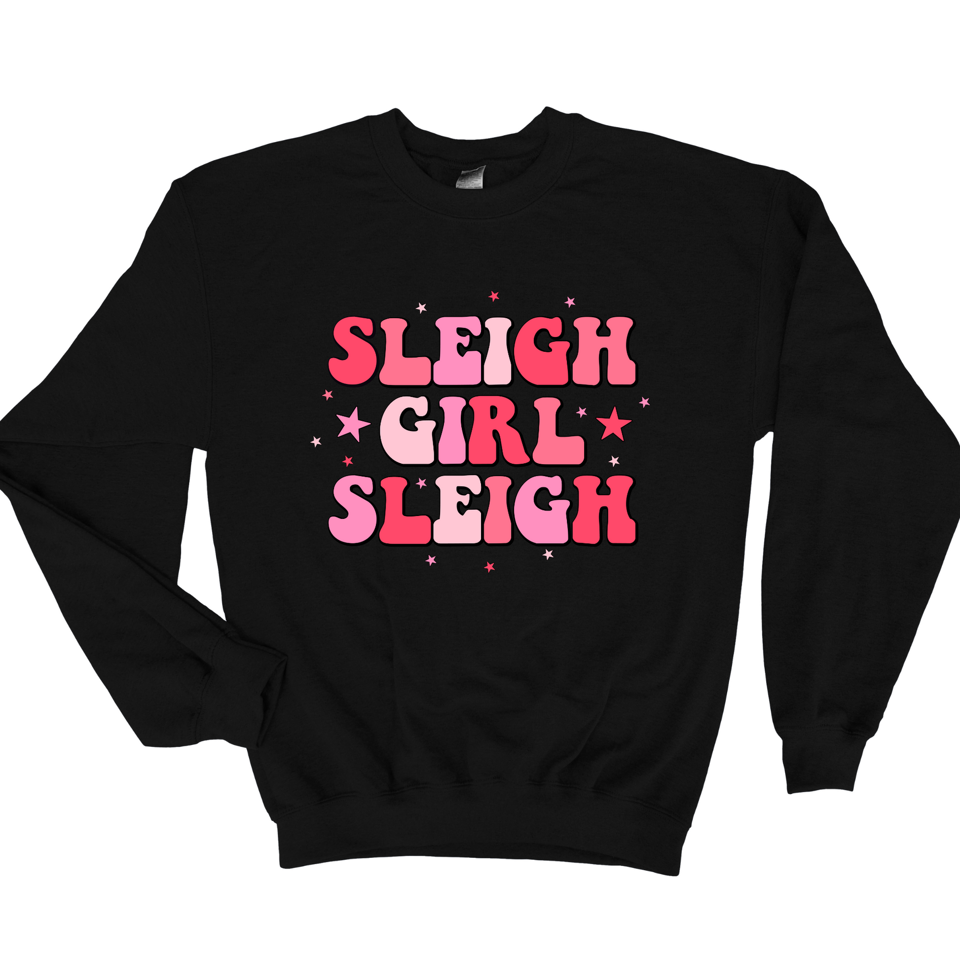 Wholesale Sleigh Girl Graphic Tee - Fuchsia Sweatshirt