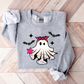 Wholesale Girly Ghost Graphic Tee - Grey Sweatshirt