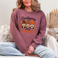 Wholesale Friendsgiving With My Gnomies Sweatshirt - Heather Dark Maroon Sweatshirt
