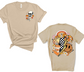 Wholesale Retro Fall Graphic Tee - Ash Grey Tee