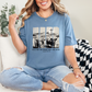 Wholesale Follow the Word, Not the Herd Graphic Tee - Steel Blue Tee