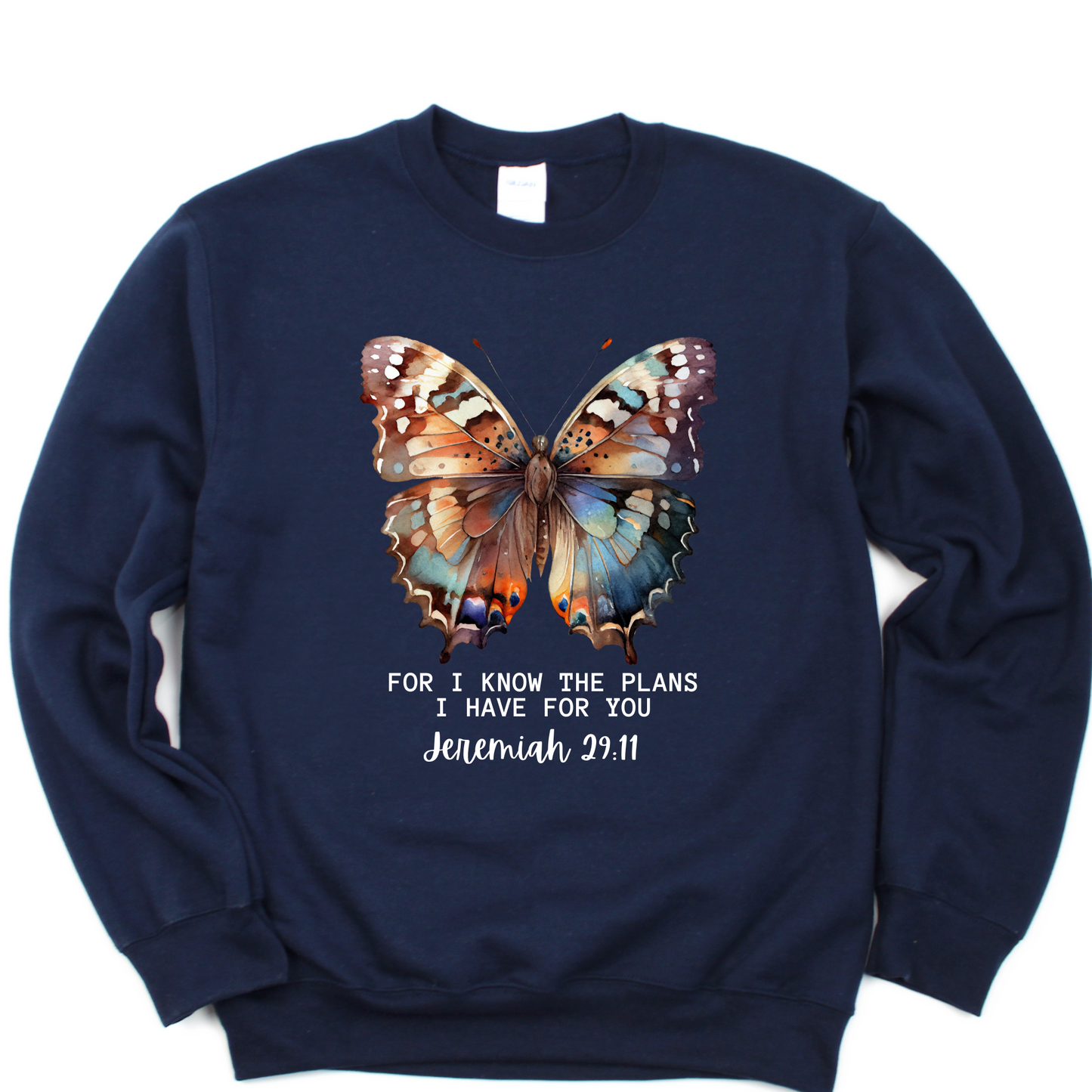 Wholesale The plans I have for you Graphic Tee - Navy Sweatshirt