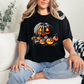 Wholesale Lit Up Pumpkins Graphic Tee - Black Tee