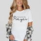Wholesale Powered by Prayer Graphic Tee - White Tee