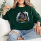 Wholesale Spooky Cottage Sweatshirt - Forest Sweatshirt