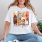 Wholesale Autumn Season Graphic Tee - White Tee