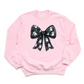 Wholesale Ghost Bow Graphic Tee - Pink Sweatshirt