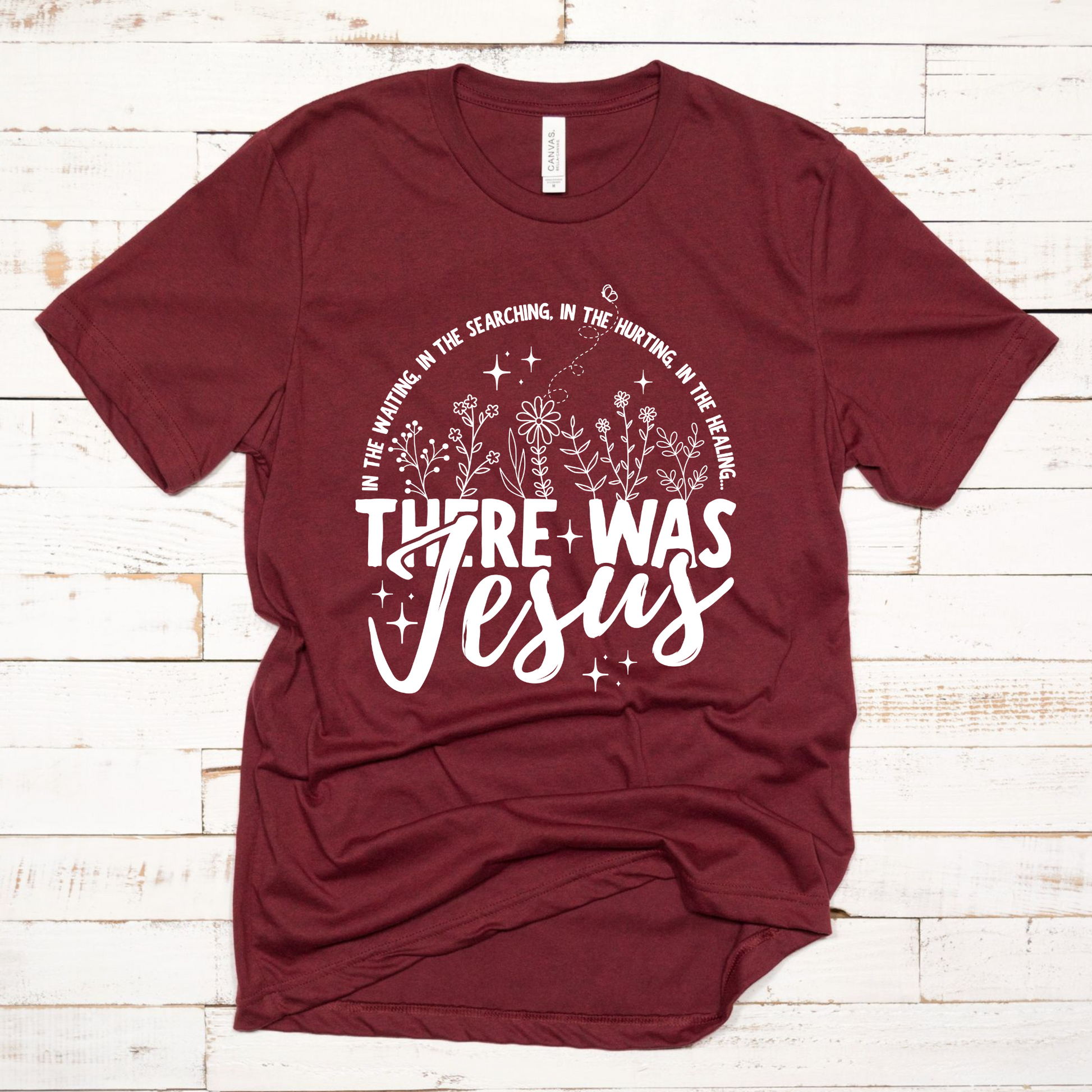 Wholesale There was Jesus Graphic Tee - Navy Tee