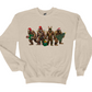 Wholesale Bigfoot Christmas Graphic Tee - Ash Grey Sweatshirt