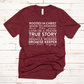 Wholesale Christian Life Graphic Tee - Maroon Tee