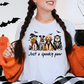 Wholesale Dog Spooky Paw Graphic Tee or Sweatshirt - Ash Tee