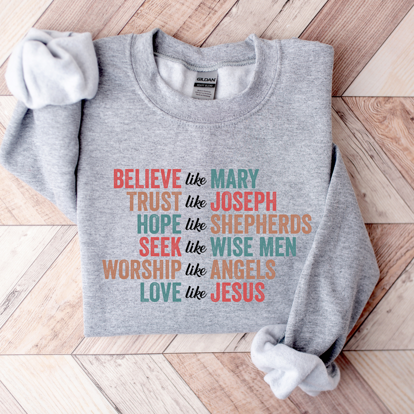 Wholesale Like Graphic Tee - Grey Sweatshirt