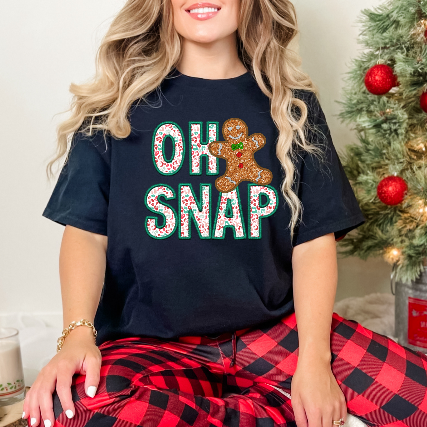 Wholesale Oh Snap Bling Graphic Tee - Black Sweatshirt