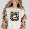 Floral Ghost Pumpkin Graphic Tee